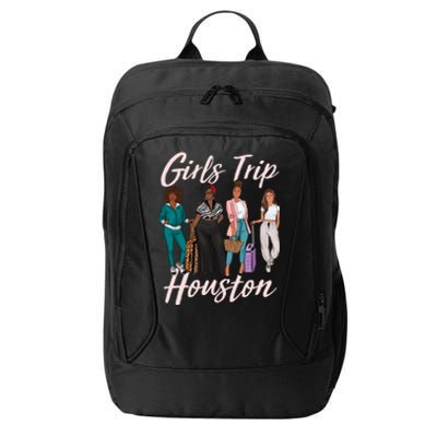 Vacationing African American Black Women Trip Houston City Backpack