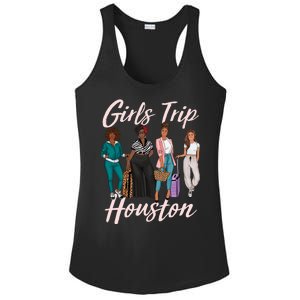 Vacationing African American Black Women Trip Houston Ladies PosiCharge Competitor Racerback Tank