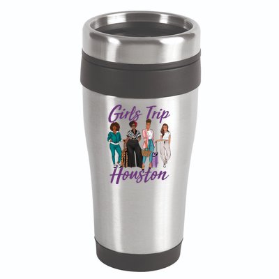 Vacationing African American Black Women Trip Houston 16oz Travel Tumbler
