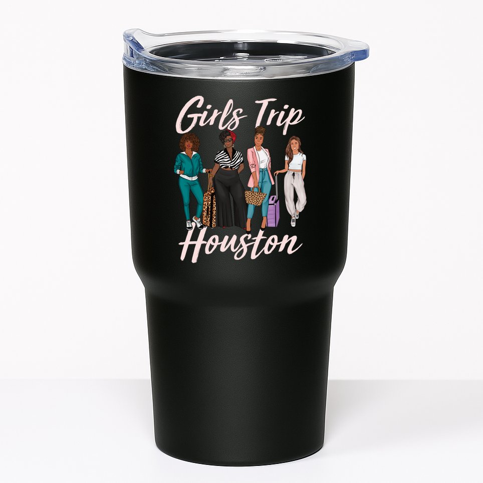 Vacationing African American Black Women Trip Houston Tumbler