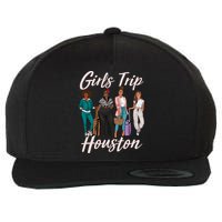 Vacationing African American Black Women Trip Houston Wool Snapback Cap