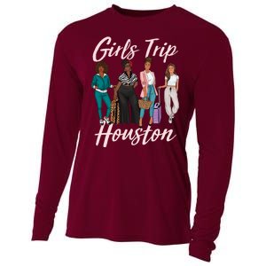 Vacationing African American Black Women Trip Houston Cooling Performance Long Sleeve Crew