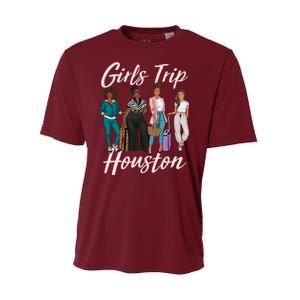 Vacationing African American Black Women Trip Houston Performance Sprint T-Shirt