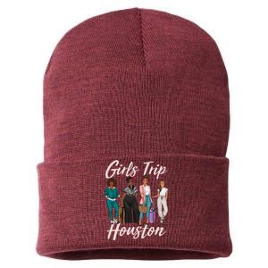 Vacationing African American Black Women Trip Houston Sustainable Knit Beanie