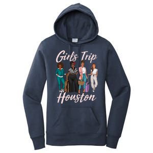 Vacationing African American Black Women Trip Houston Women's Pullover Hoodie