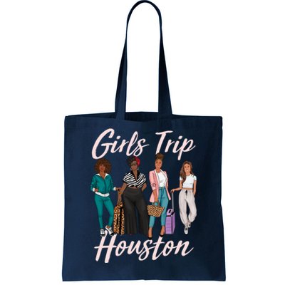 Vacationing African American Black Women Trip Houston Tote Bag