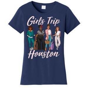 Vacationing African American Black Women Trip Houston Women's T-Shirt