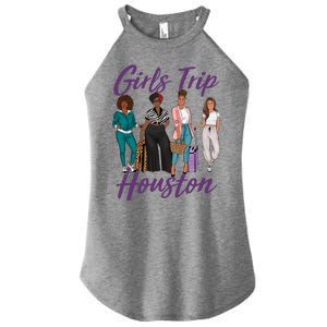 Vacationing African American Black Women Trip Houston Women's Perfect Tri Rocker Tank