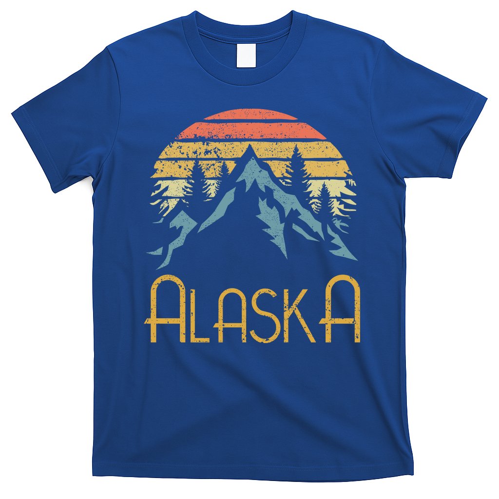 Vintage Ak Alaska Mountains Outdoor Adventure Funny Gift T-Shirt