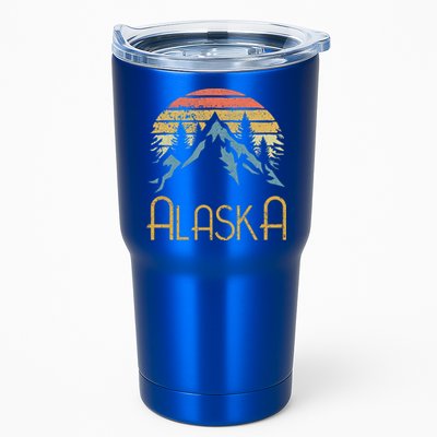 Vintage Ak Alaska Mountains Outdoor Adventure Funny Gift Tumbler