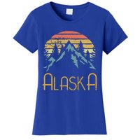 Vintage Ak Alaska Mountains Outdoor Adventure Funny Gift Women's T-Shirt