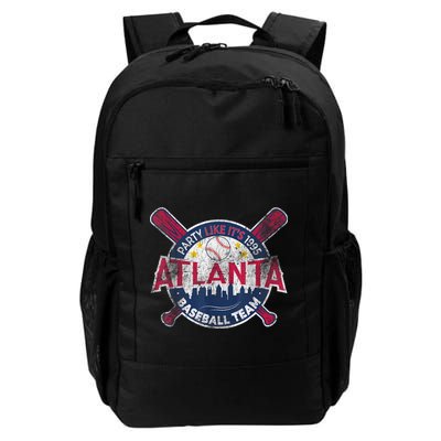 Vintage Atlanta Baseball Team Braves Retro Party Like Its 1995 Backpack