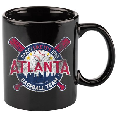 Vintage Atlanta Baseball Team Braves Retro Party Like Its 1995 11oz C Handle Ceramic Mug