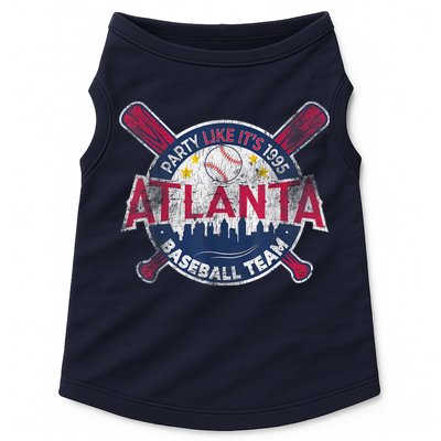 Vintage Atlanta Baseball Team Braves Retro Party Like Its 1995 Doggie Tank