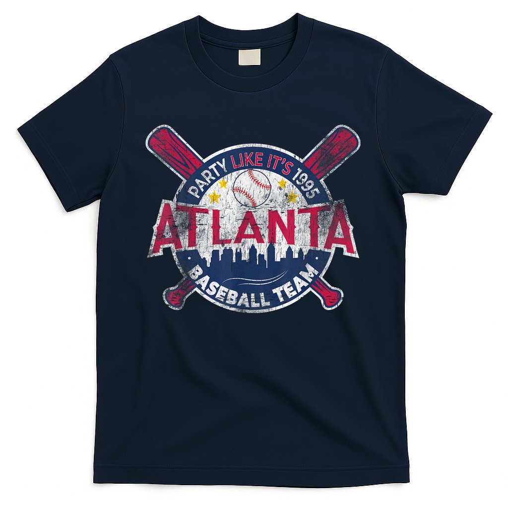 Vintage Atlanta Baseball Team Braves Retro Party Like Its 1995 T-Shirt