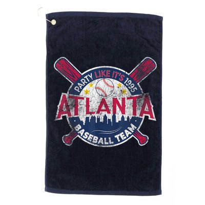 Vintage Atlanta Baseball Team Braves Retro Party Like Its 1995 Golf Towel