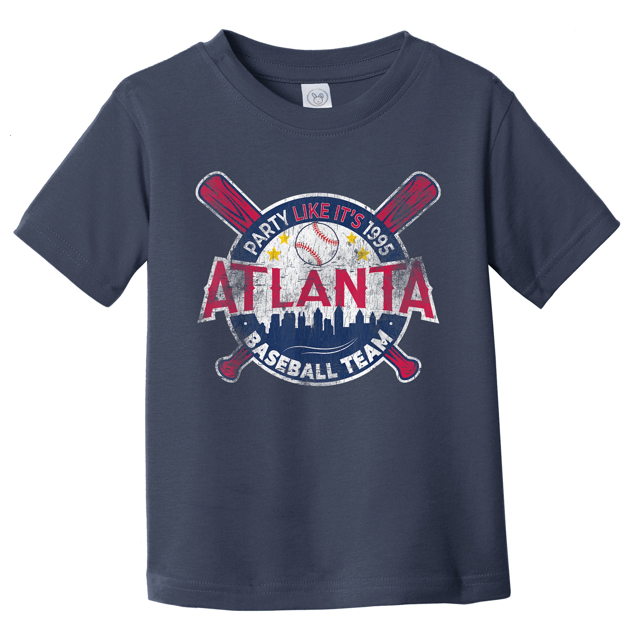 Vintage Atlanta Baseball Team Braves Retro Party Like Its 1995 Toddler T-Shirt