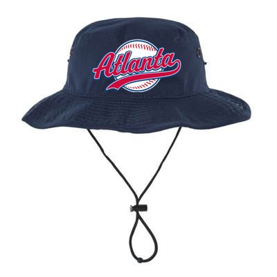 Vintage Atlanta Baseball Team Braves Legacy Cool Fit Booney Bucket Hat