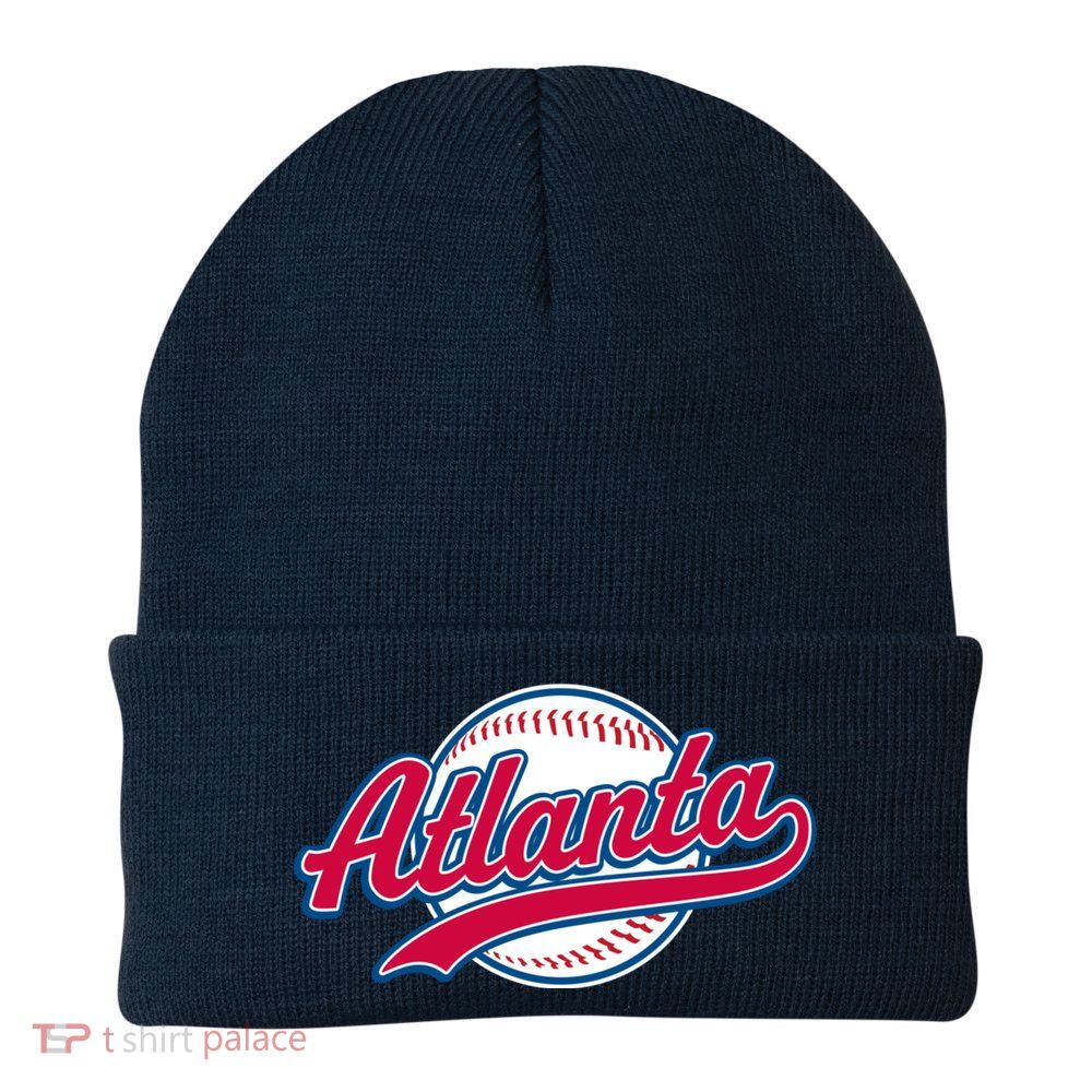Vintage Atlanta Baseball Beanie
