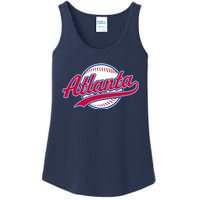 Vintage Atlanta Baseball Team Braves Ladies Essential Tank