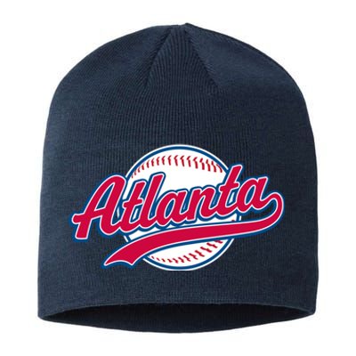 Vintage Atlanta Baseball Team Braves Sustainable Beanie