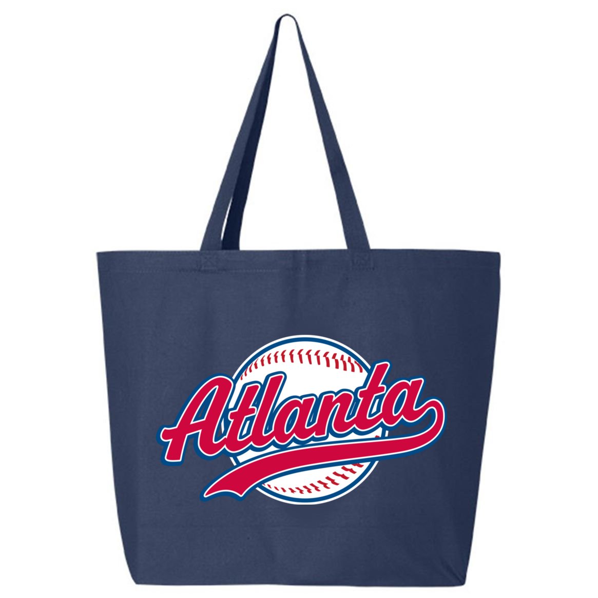 Vintage Atlanta Baseball 25L Jumbo Tote