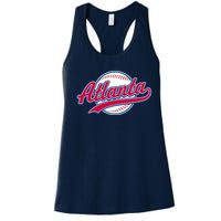 Vintage Atlanta Baseball Team Braves Women's Racerback Tank