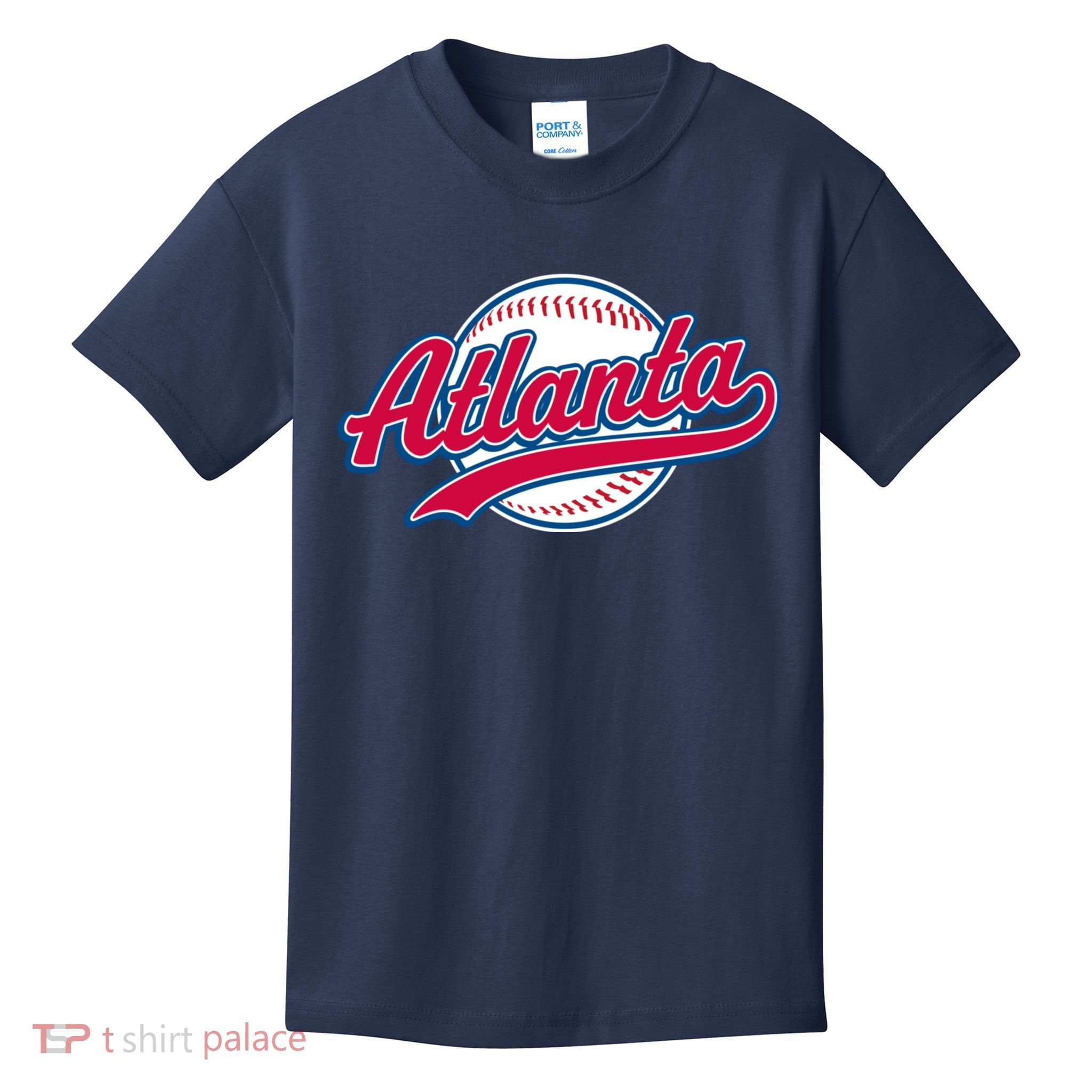 Vintage Atlanta Baseball Kids T-Shirt