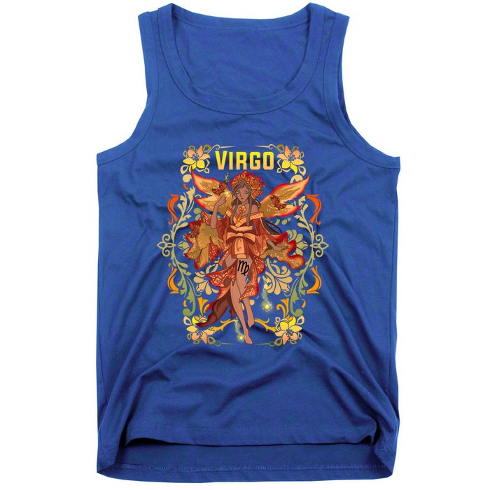 Virgo Anime Birthday Fairy Fairies Virgo Black Gift Tank Top