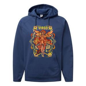 Virgo Anime Birthday Fairy Fairies Virgo Black Gift Performance Fleece Hoodie