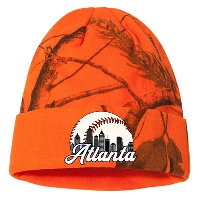 Vintage Atlanta Baseball Team Braves Kati Licensed 12" Camo Beanie