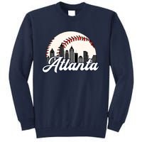 Vintage Atlanta Baseball Team Braves Tall Sweatshirt