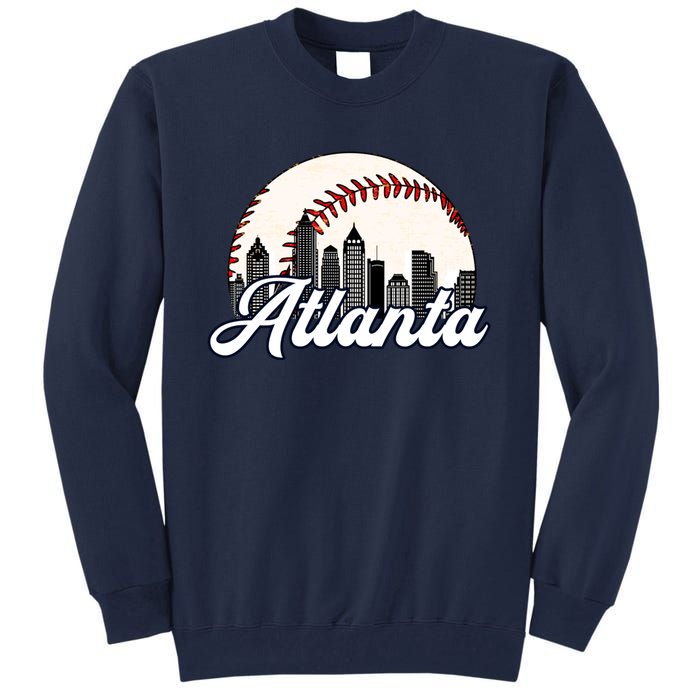 Vintage Atlanta Baseball Team Braves Tall Sweatshirt