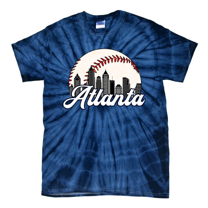 Vintage Atlanta Baseball Team Braves Tie-Dye T-Shirt