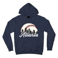 Vintage Atlanta Baseball Team Braves Tall Hoodie