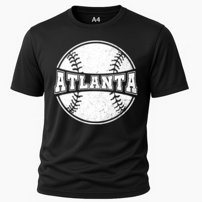 Vintage Atlanta Baseball Cooling Performance Crew T-Shirt