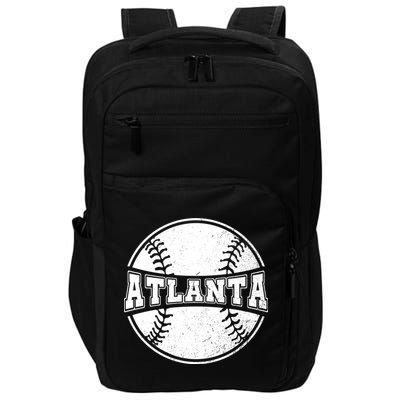 Vintage Atlanta Baseball Impact Tech Backpack