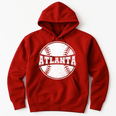 Vintage Atlanta Baseball Hoodie