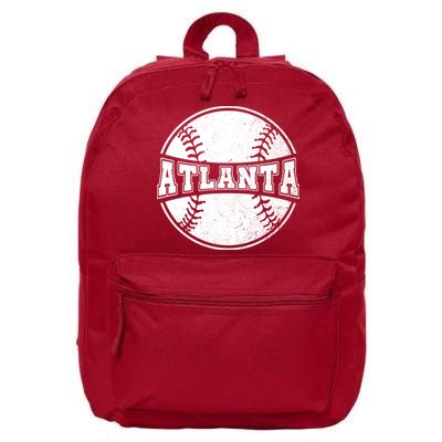 Vintage Atlanta Baseball 16 in Basic Backpack