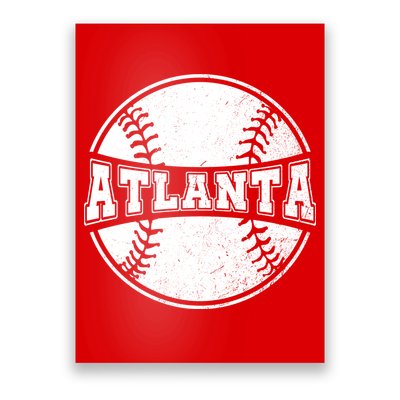 Vintage Atlanta Baseball Poster