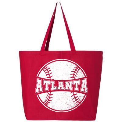 Vintage Atlanta Baseball 25L Jumbo Tote