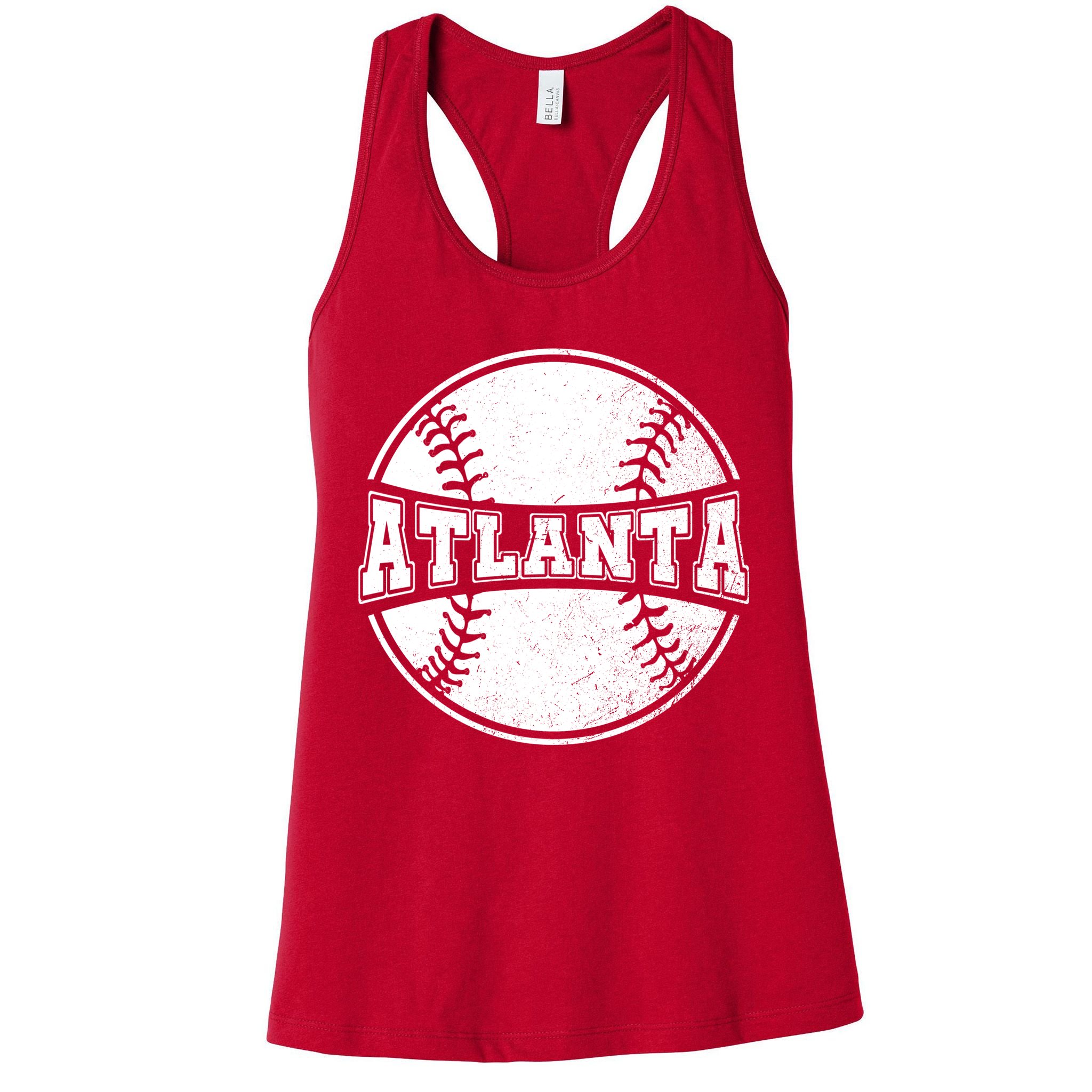 Vintage Atlanta Baseball Womens Tank Top