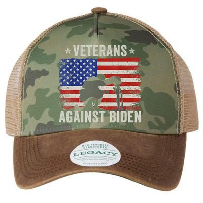 Veterans Against Biden Say Their Names Joe Anti Biden Legacy Tie Dye Trucker Hat