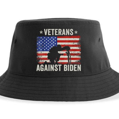 Veterans Against Biden Say Their Names Joe Anti Biden Sustainable Bucket Hat