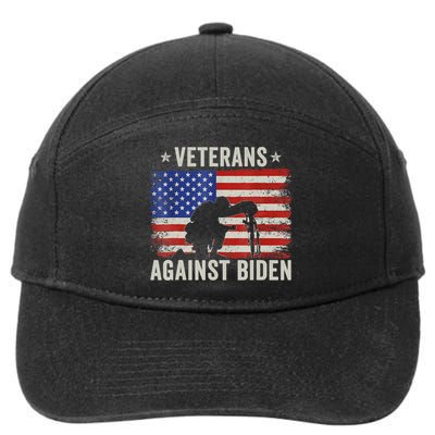 Veterans Against Biden Say Their Names Joe Anti Biden 7-Panel Snapback Hat