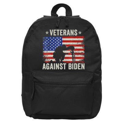 Veterans Against Biden Say Their Names Joe Anti Biden 16 in Basic Backpack