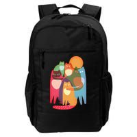 Vintage Abstract Boho Cat Pattern Backpack