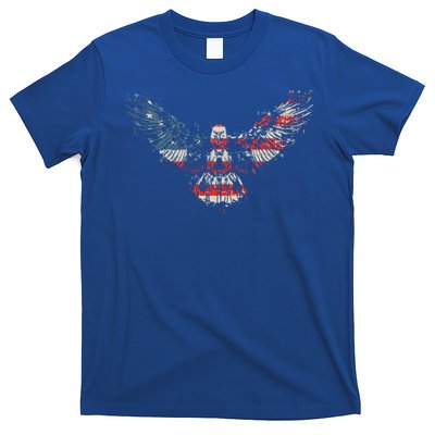 Vintage American Bald Eagle Flag American Flag Gift T-Shirt