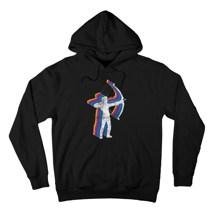 Vintage Archery Bow Hunting Hoodie