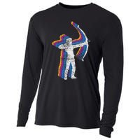 Vintage Archery Bow Hunting Cooling Performance Long Sleeve Crew